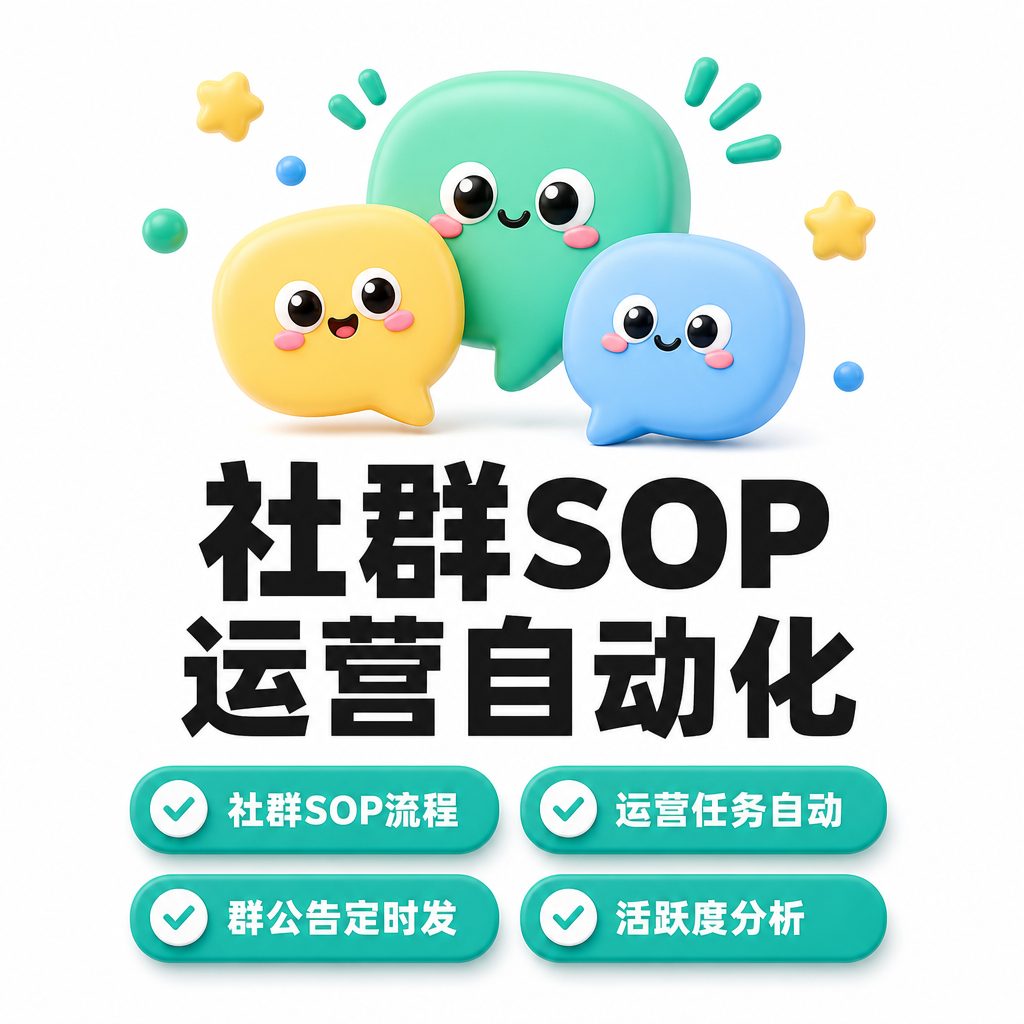 社群 SOP 运营自动化