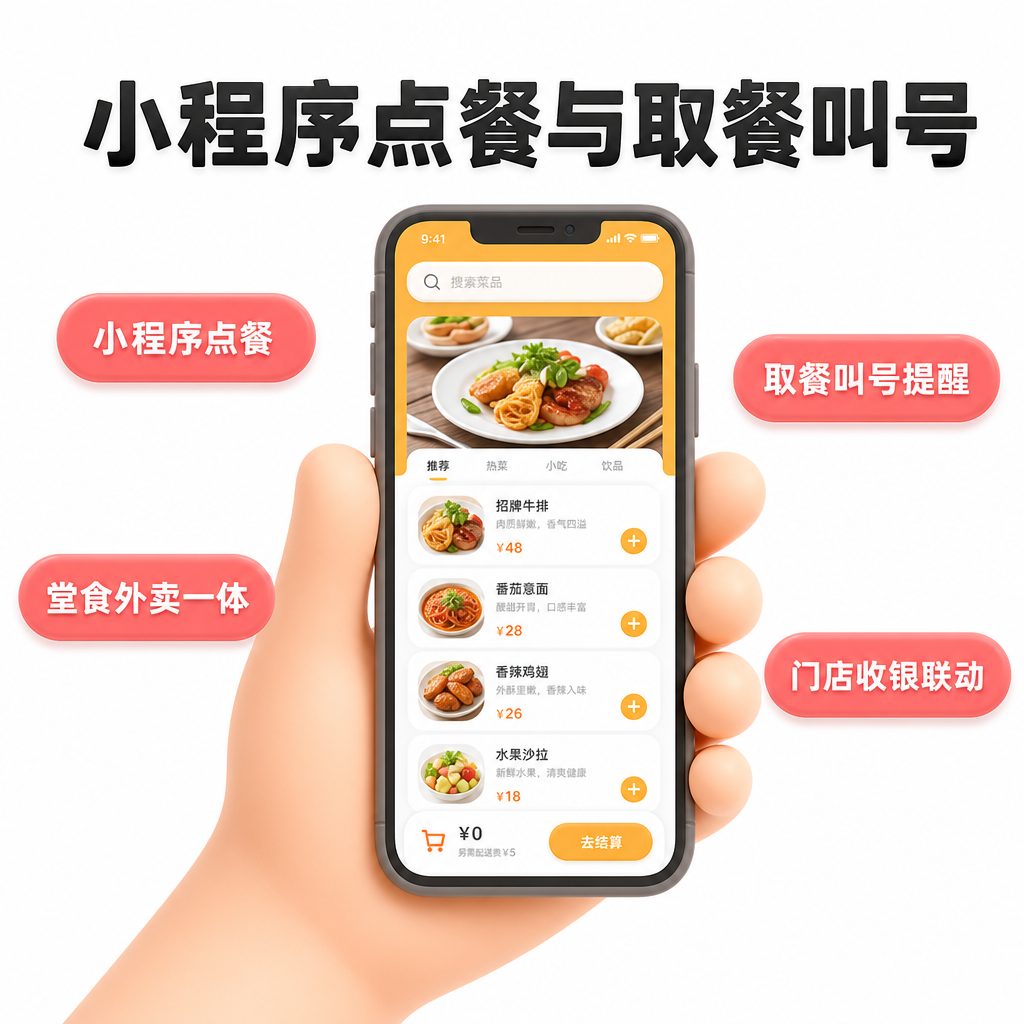 小程序点餐与取餐叫号
