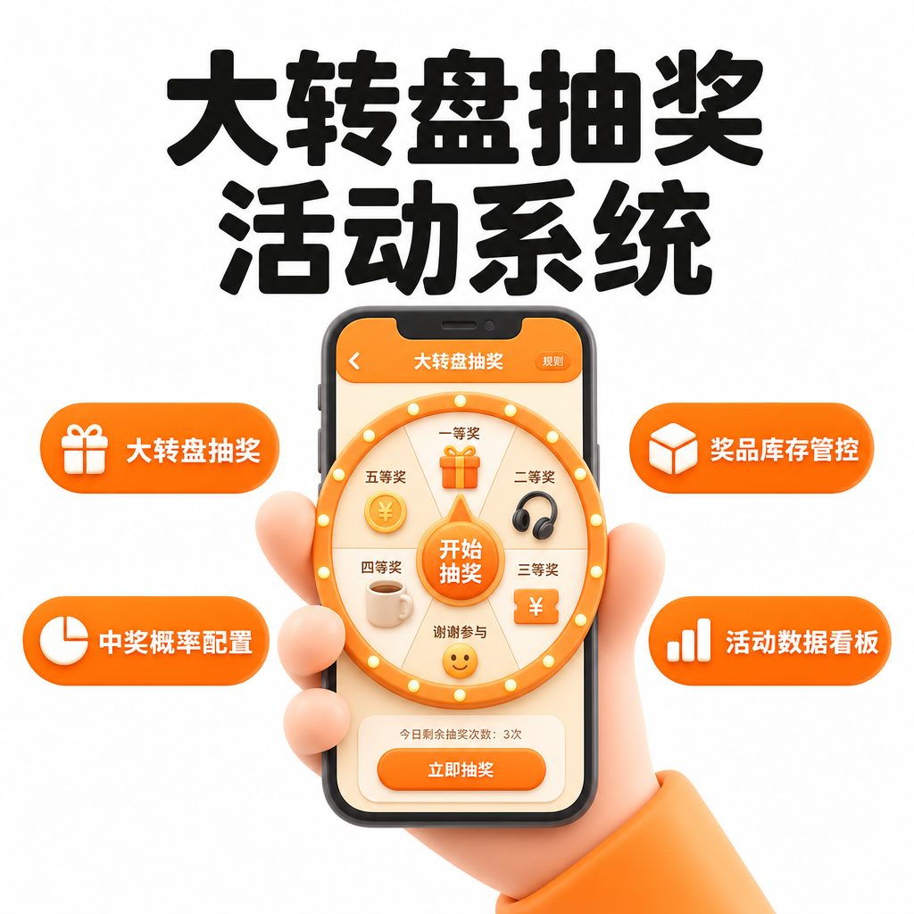 大转盘抽奖活动系统