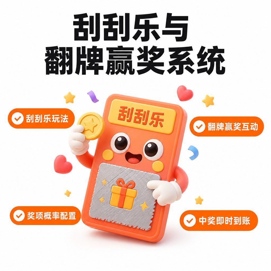 刮刮乐与翻牌赢奖系统