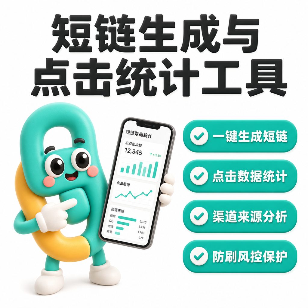 短链生成与点击统计工具