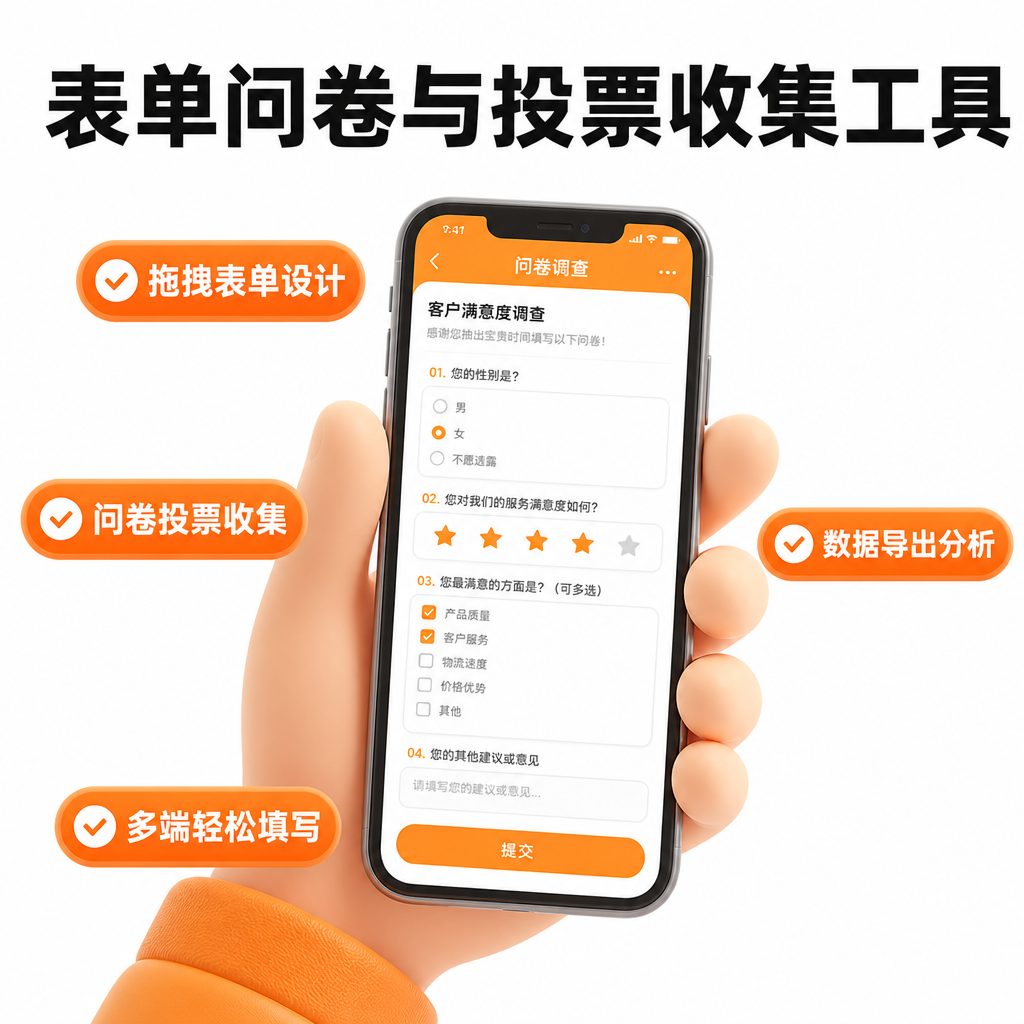 表单问卷与投票收集工具