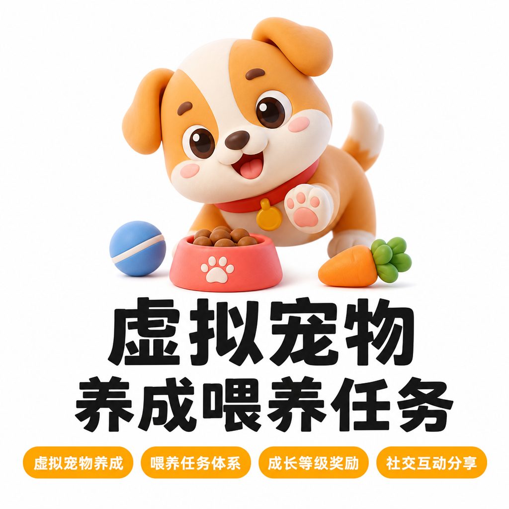 虚拟宠物养成与喂养任务活动