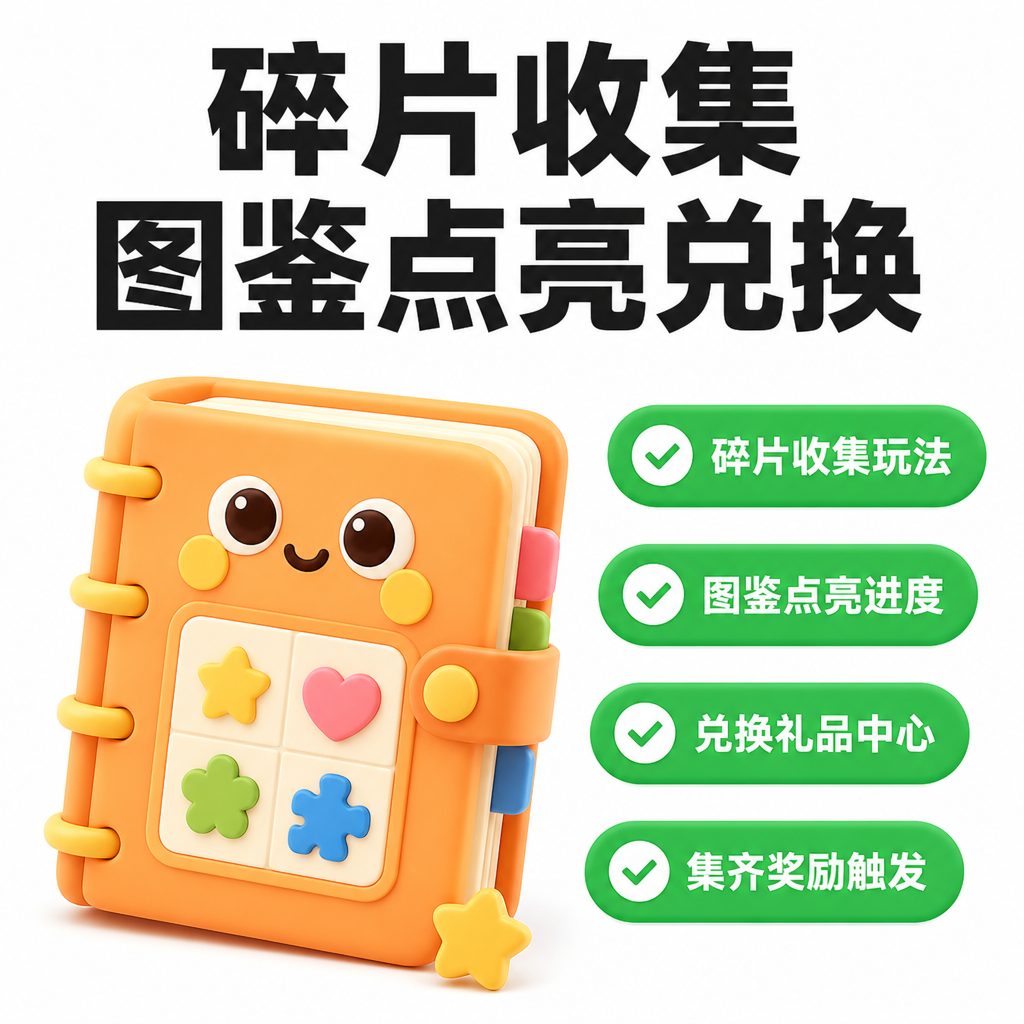 碎片收集图鉴点亮兑换系统