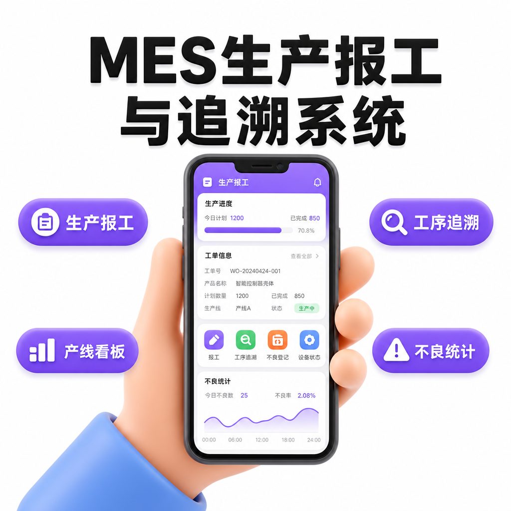 MES 生产报工与追溯系统