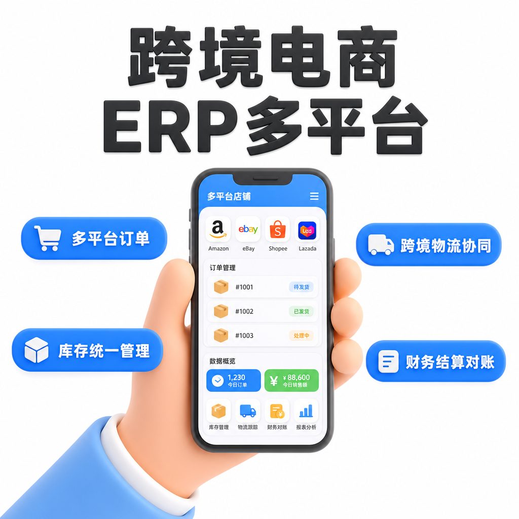 跨境电商 ERP（多平台）