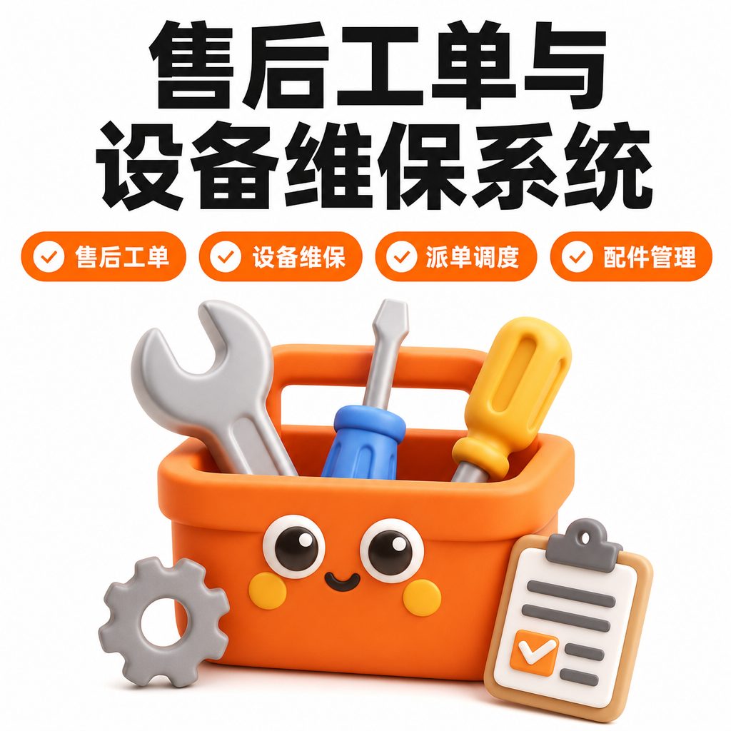 售后工单与设备维保系统
