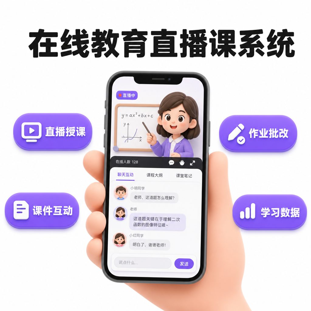 在线教育直播课系统