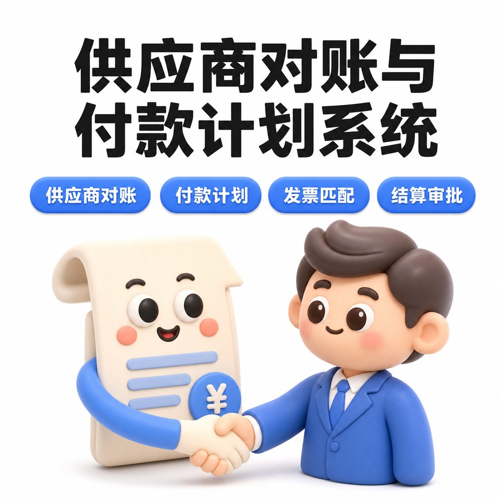 供应商对账与付款计划系统