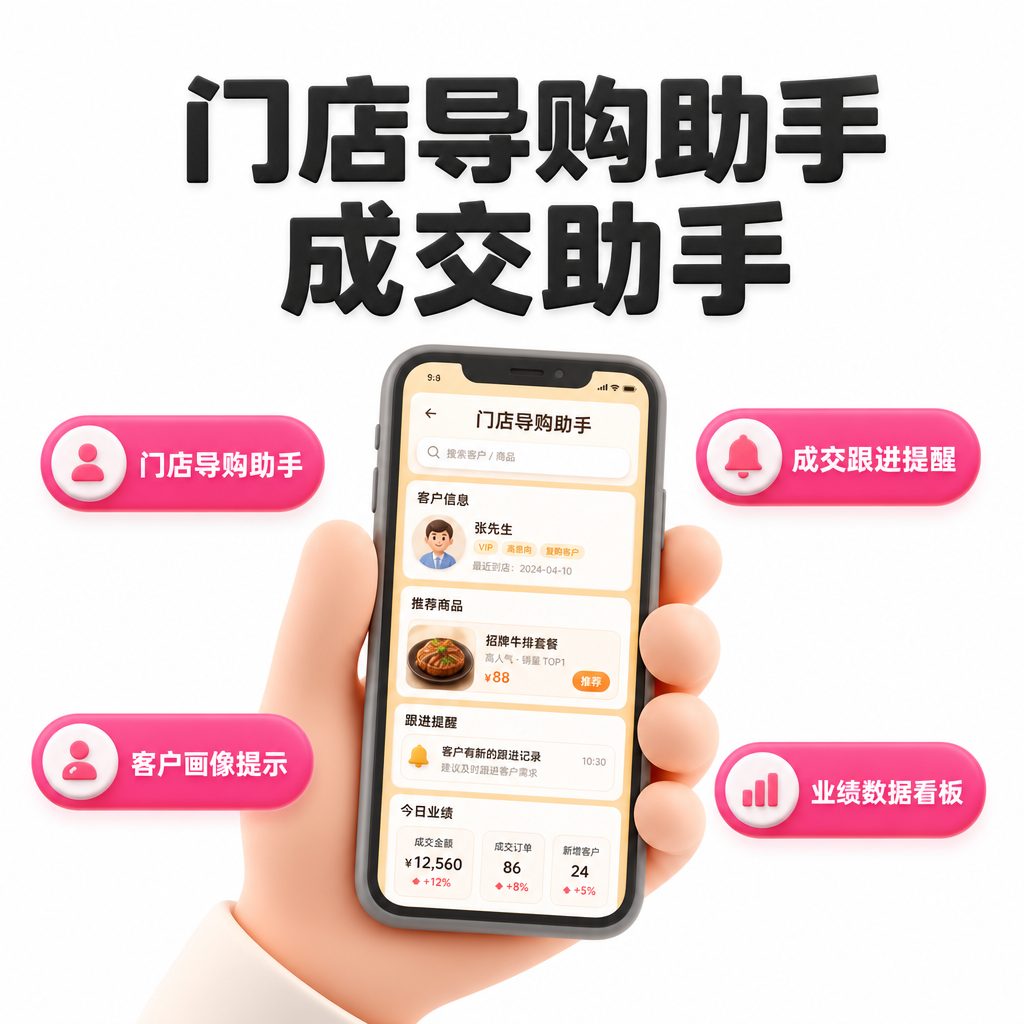 门店导购助手与成交助手