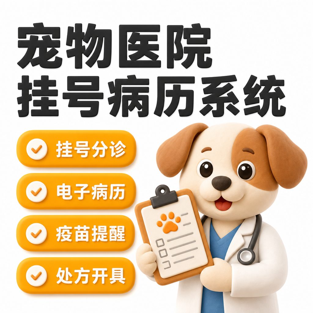 宠物医院挂号与病历系统