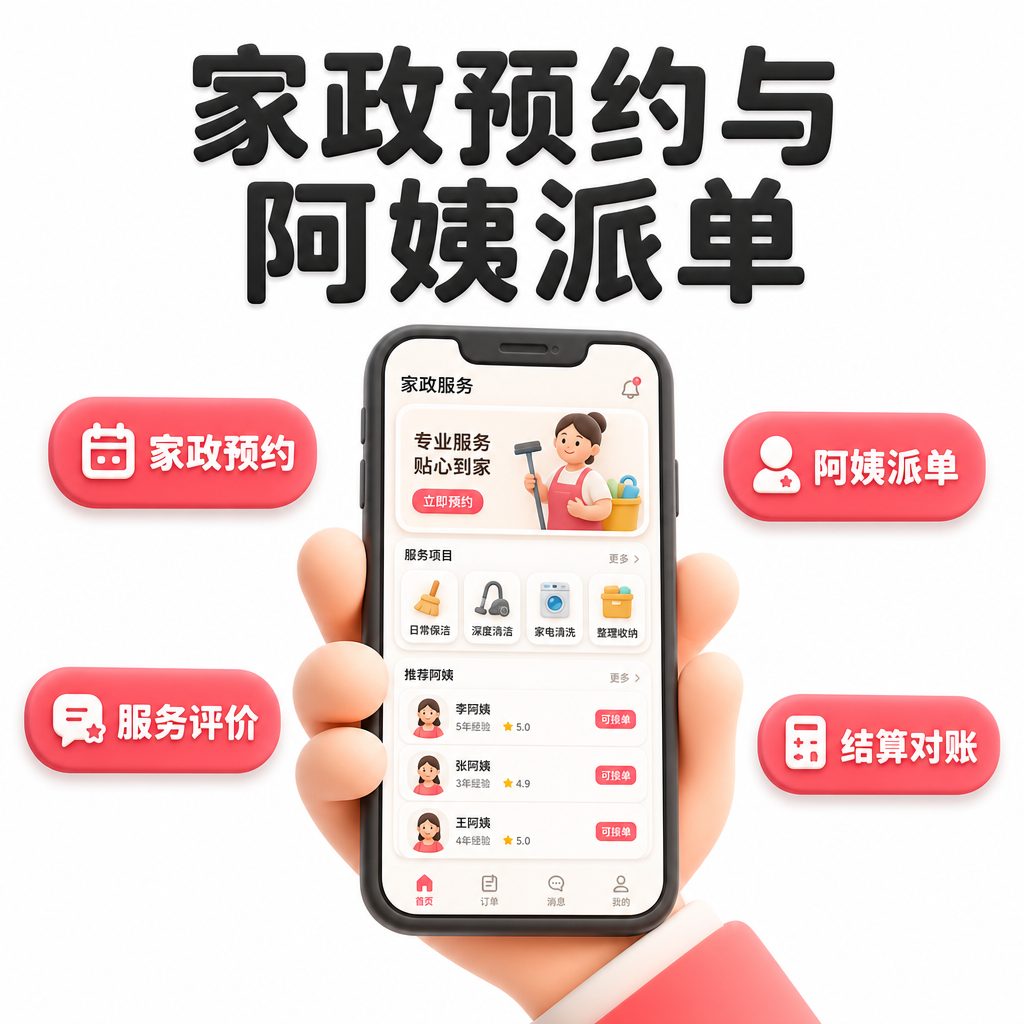 家政预约与阿姨派单系统