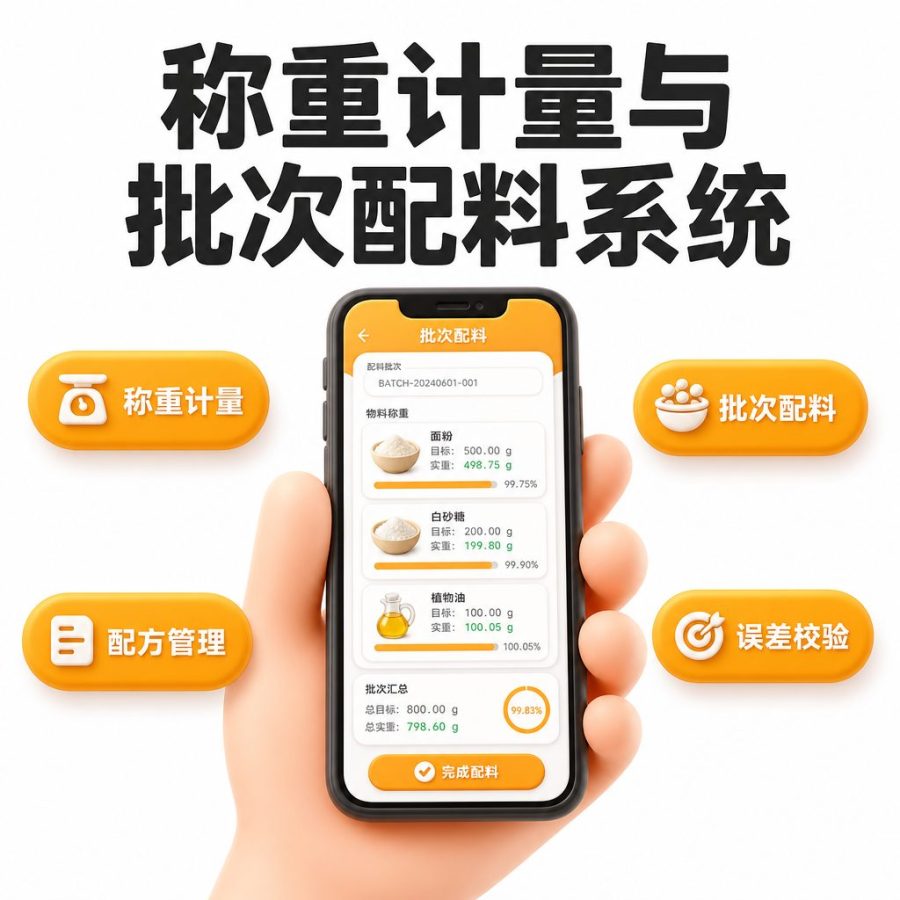 称重计量与批次配料系统