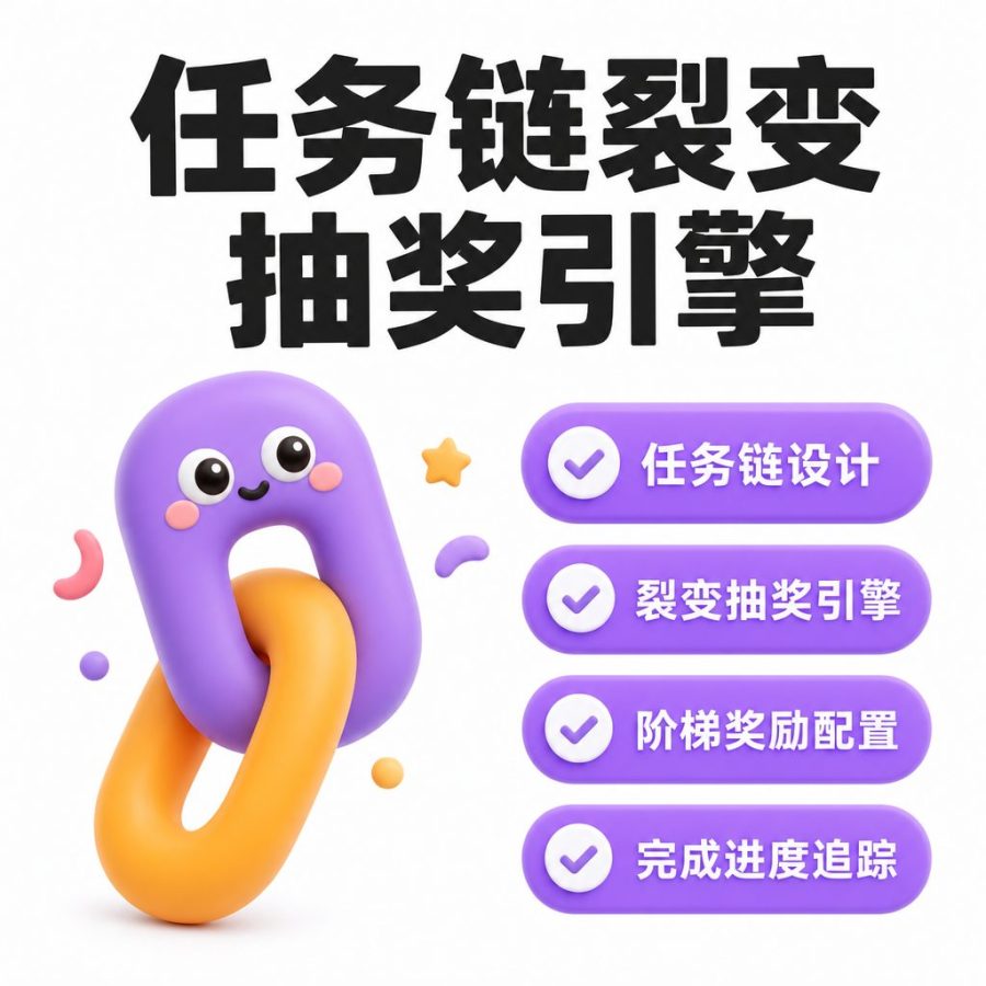 任务链裂变抽奖引擎
